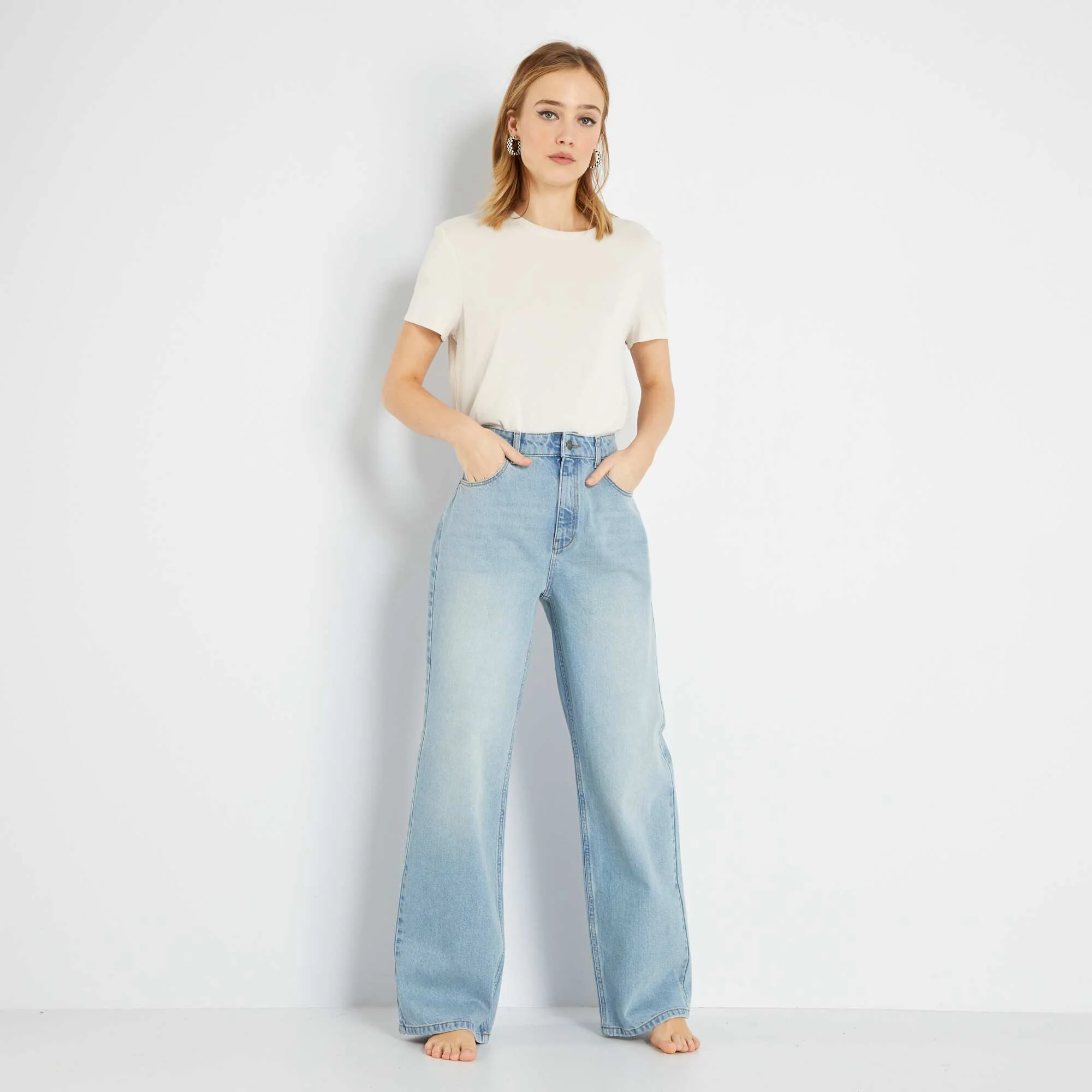 Wide-leg jeans - 30L BLUE