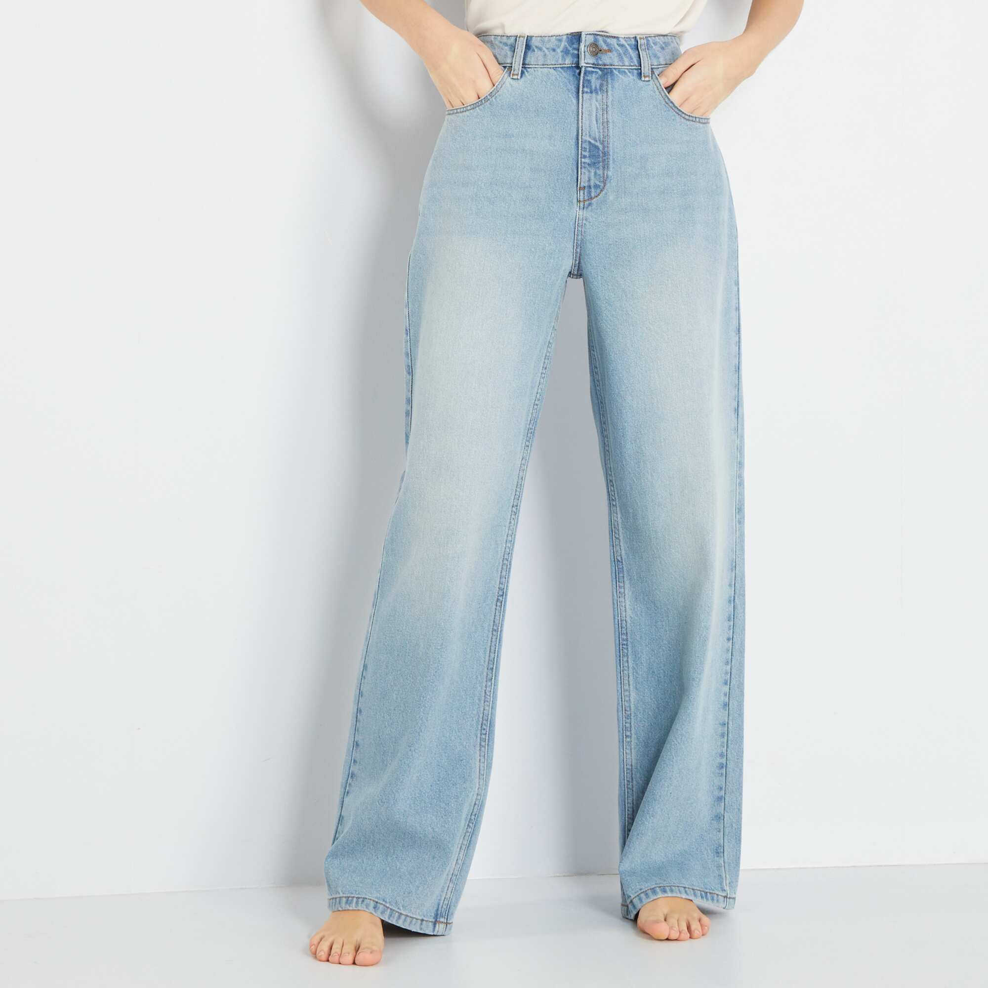 Wide-leg jeans - 30L BLUE - Image 2
