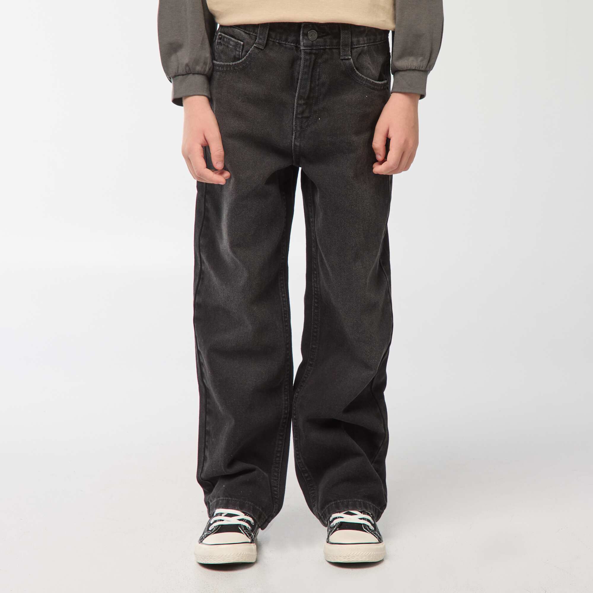 Wide-leg jeans GREY - Image 4