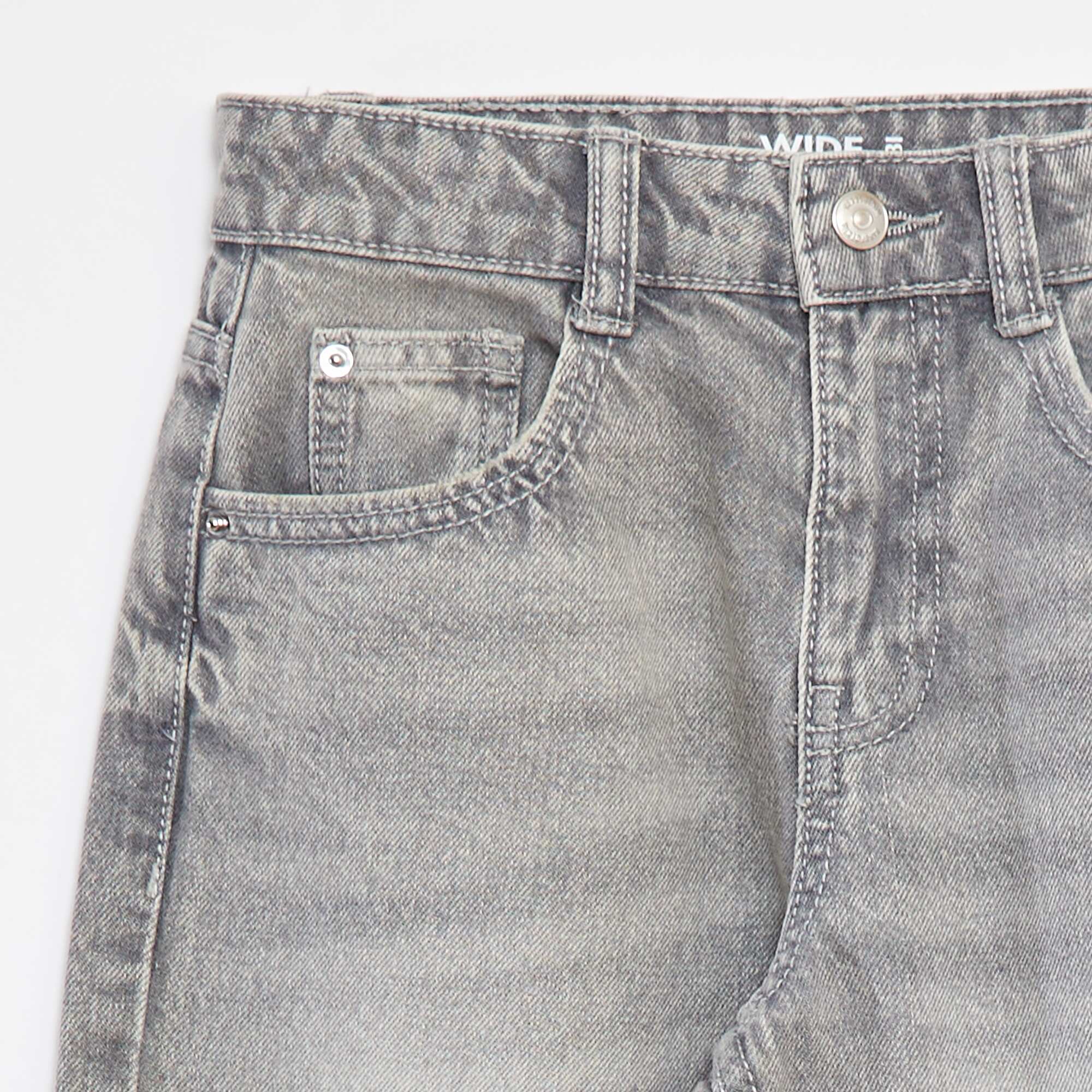 Wide-leg jeans GREY - Image 3