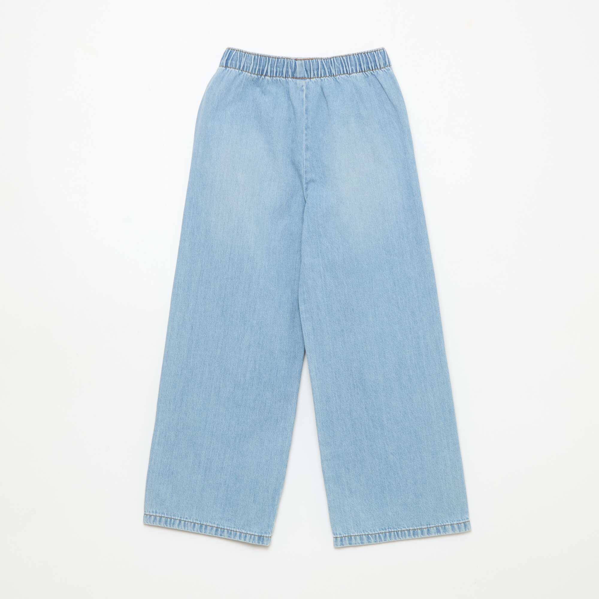 Wide-leg jogger pants BLUE - Image 2