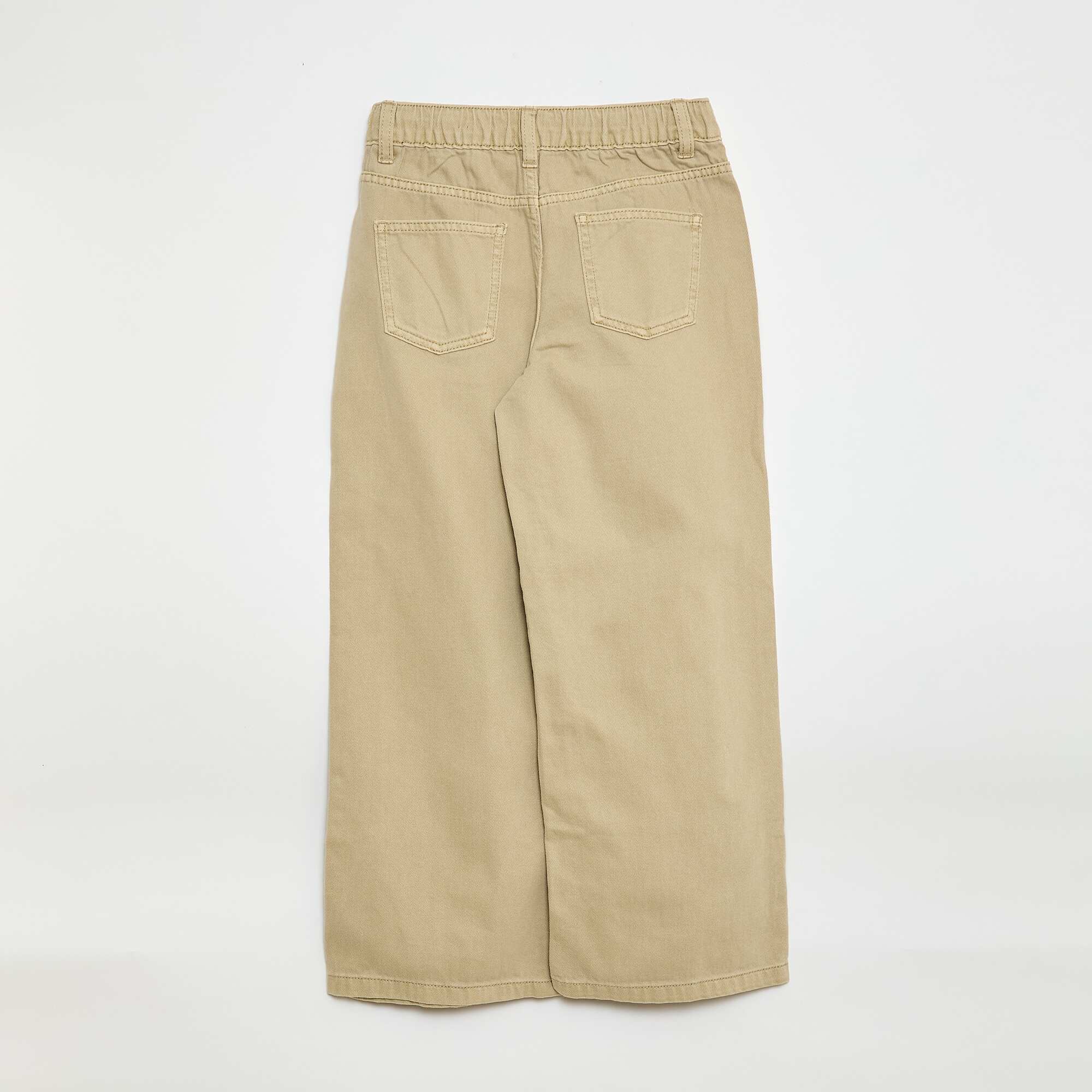 Wide-leg trousers BEIGE - Image 2