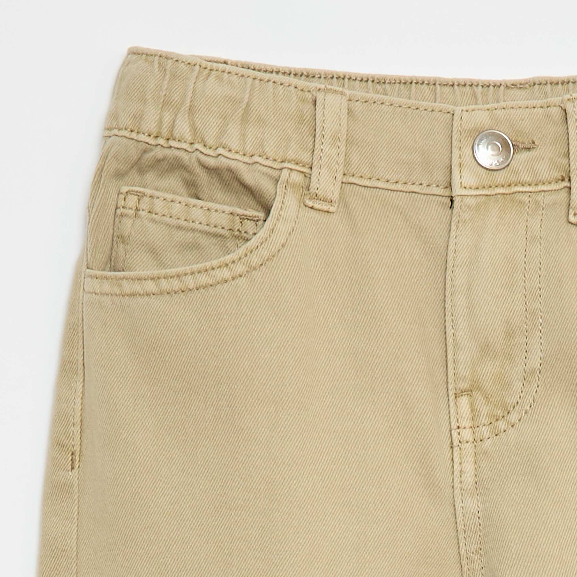 Wide-leg trousers BEIGE - Image 3