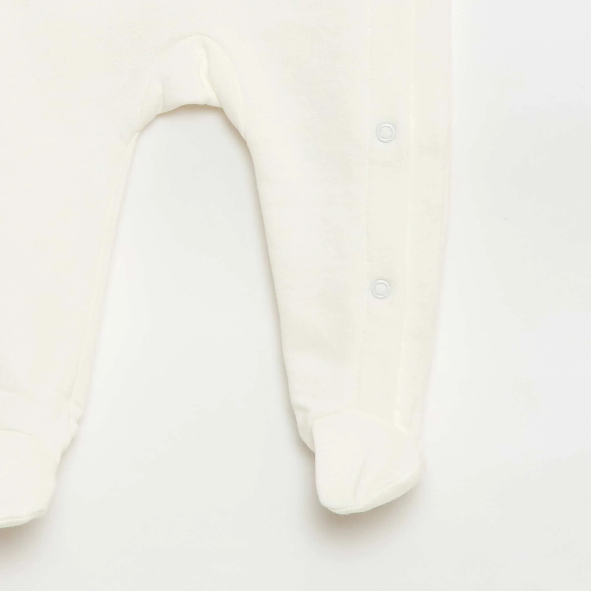 Winnie' Cross-Over Sleepsuit WHITE - Image 3