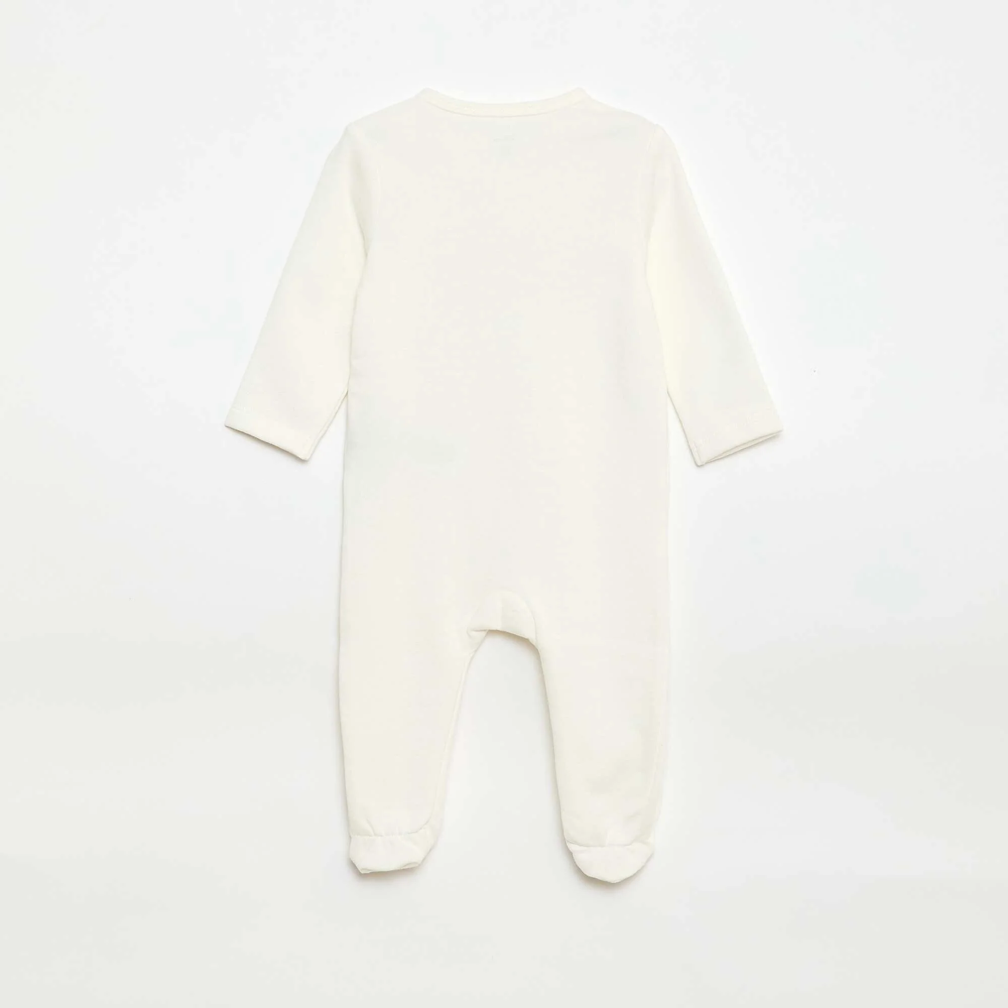 Winnie' Cross-Over Sleepsuit WHITE - Image 4
