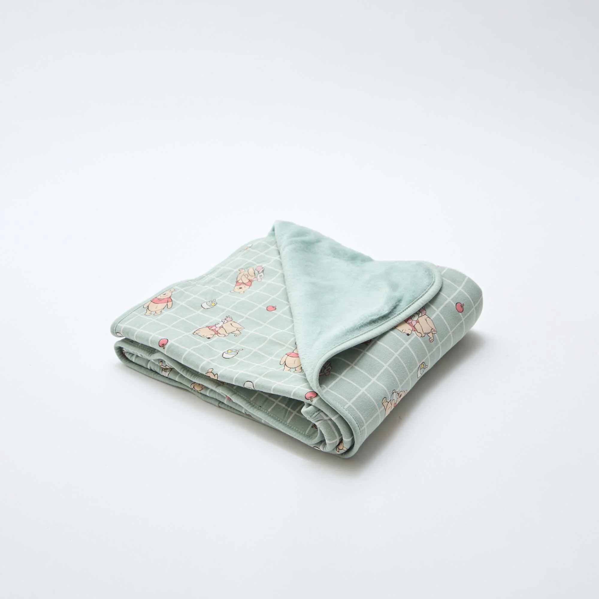Winnie' Fleece Blanket GREEN - Image 3