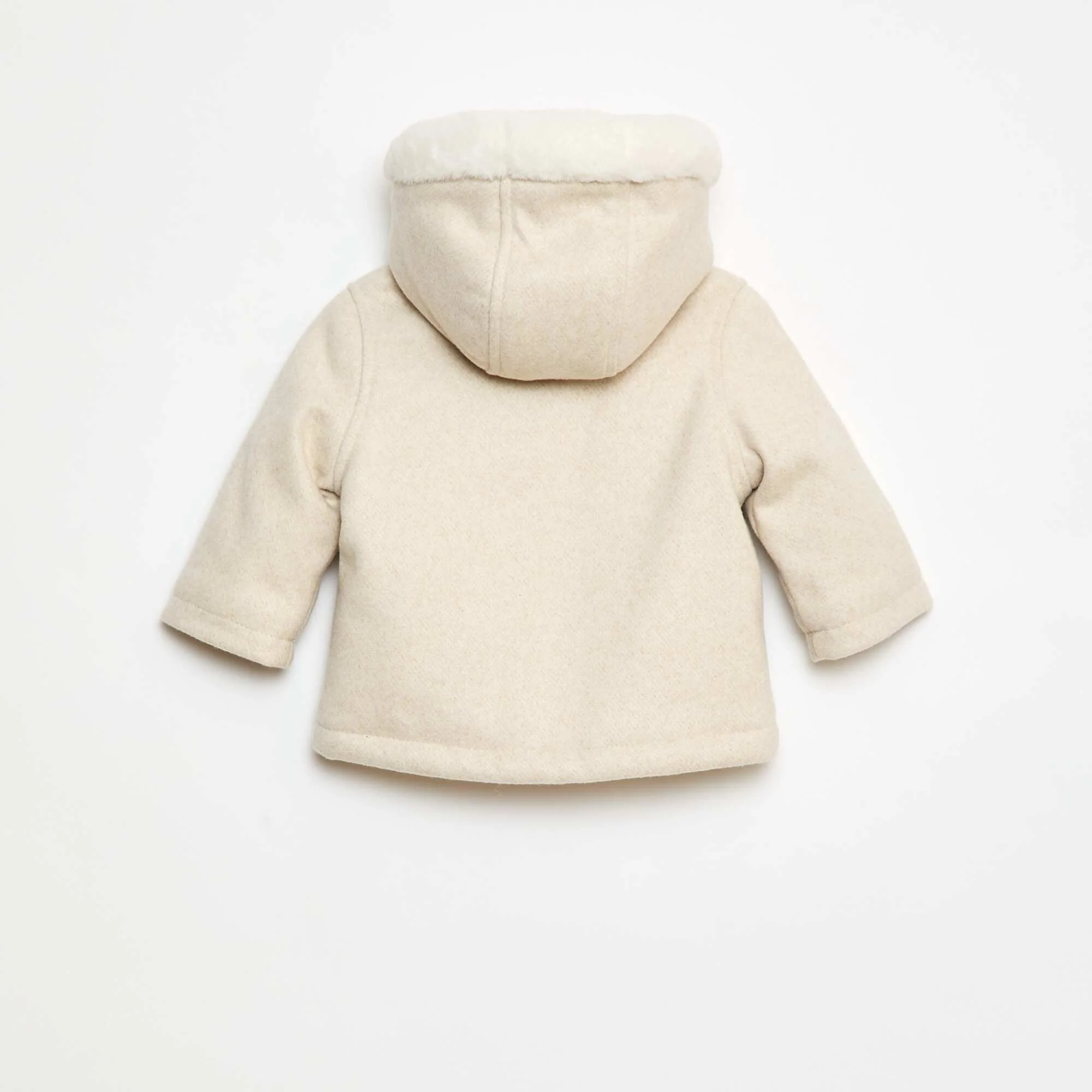 Wool-Look Coat BEIGE - Image 2