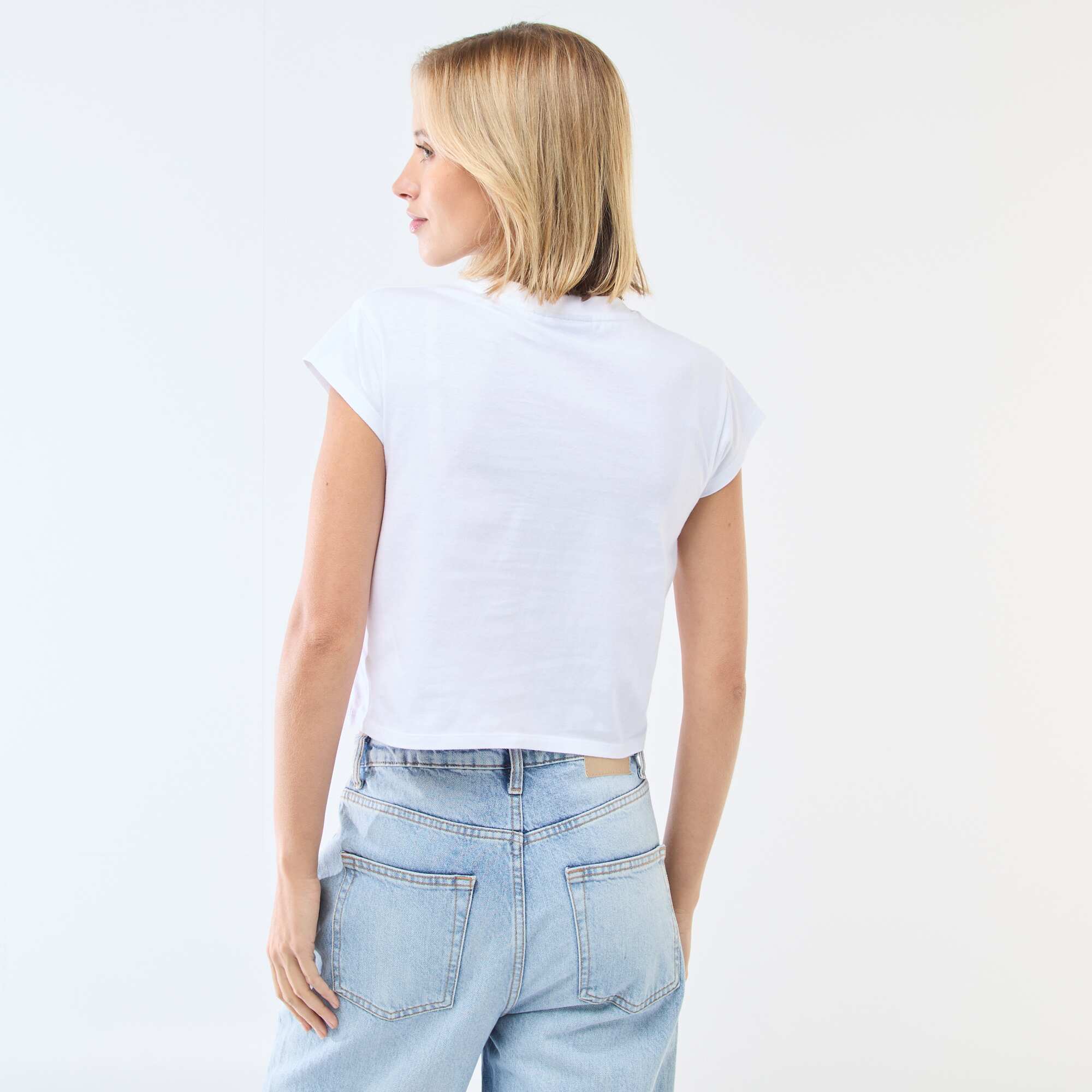 'Yale' Print T-shirt WHITE - Image 3