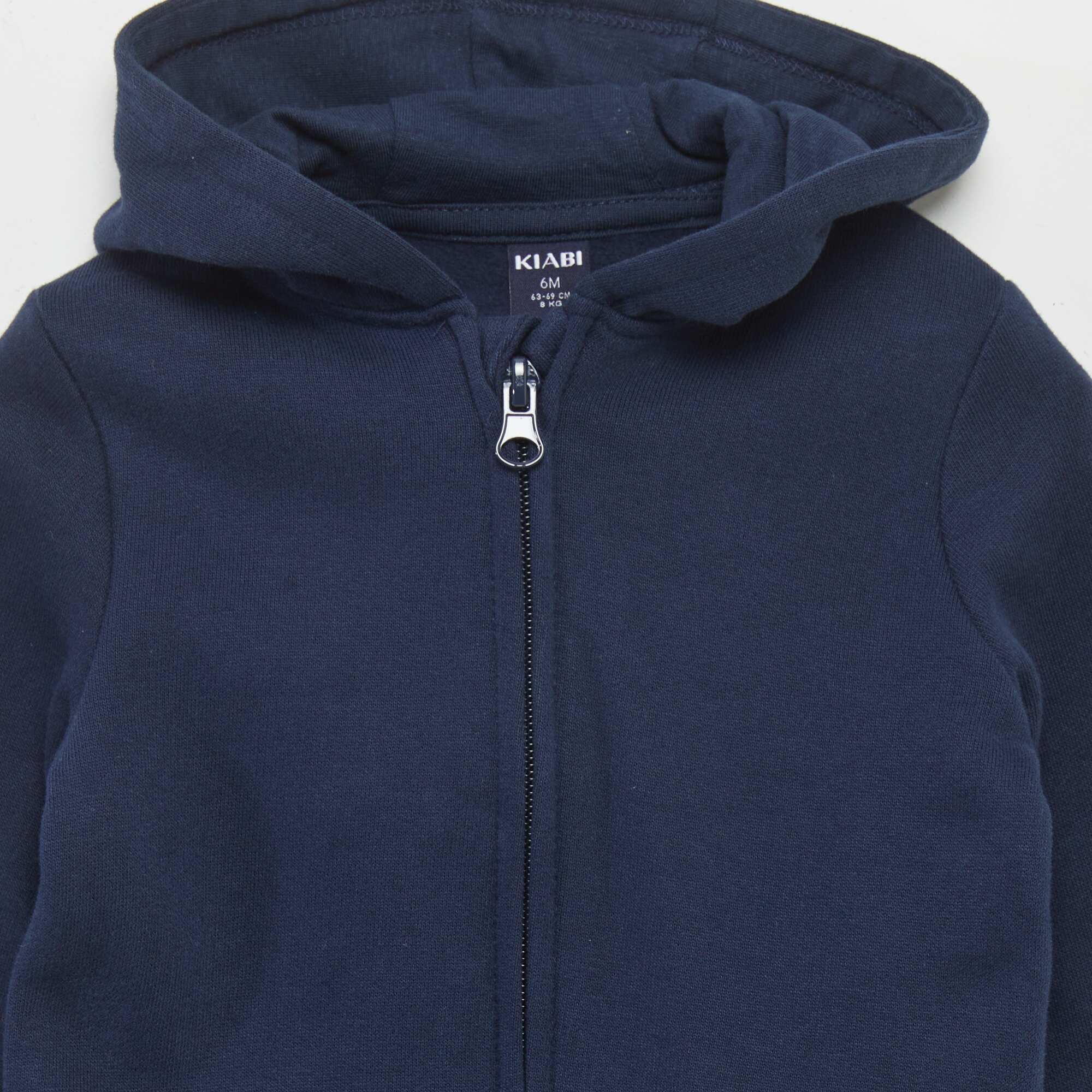 Zip-up hoodie BLACK - Image 3