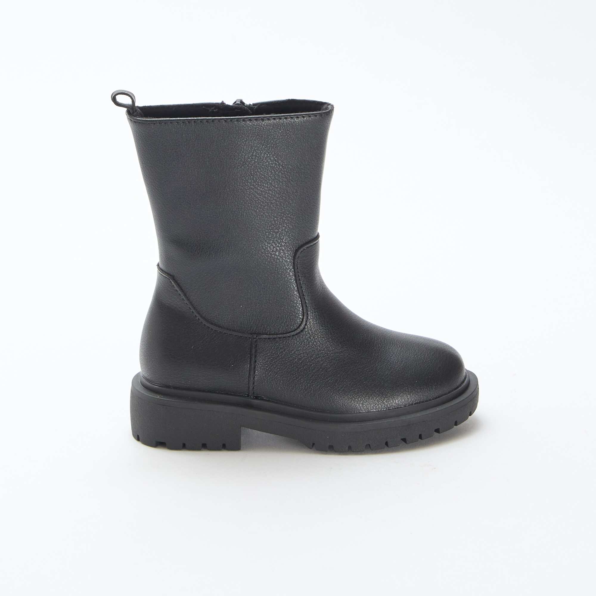 Zipped High Boots BLACK - Image 2